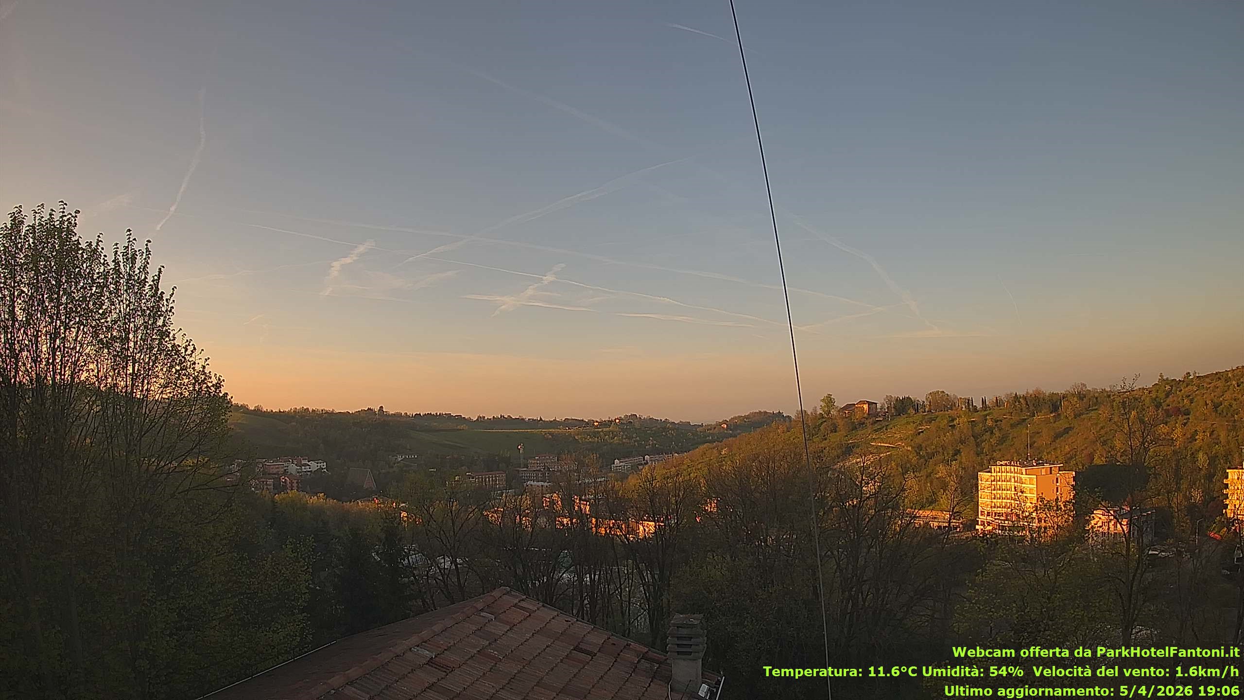 immagine della webcam nei dintorni di Tabiano Terme: webcam Salsomaggiore Terme