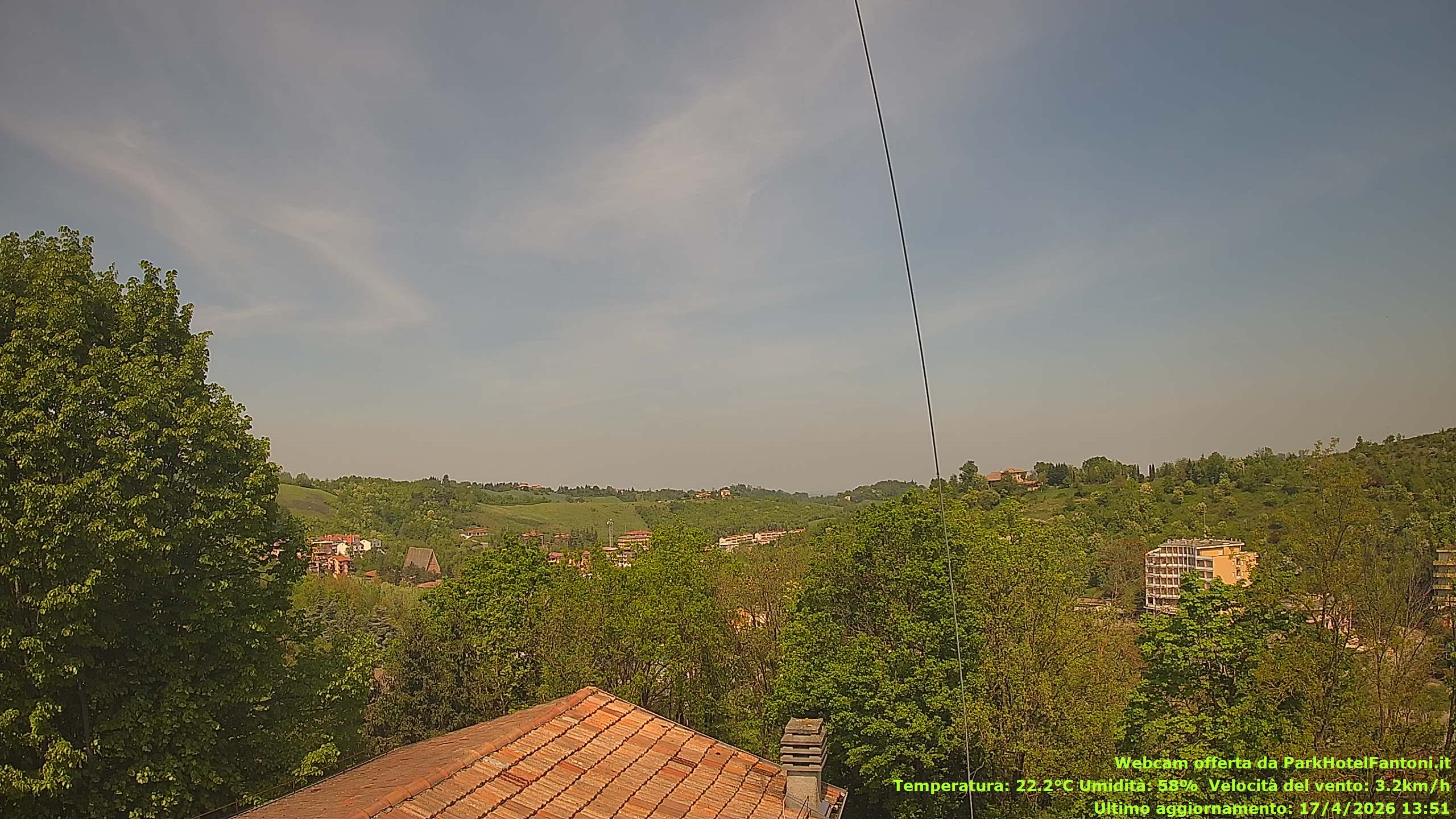 immagine della webcam nei dintorni di Morfasso: webcam Salsomaggiore Terme