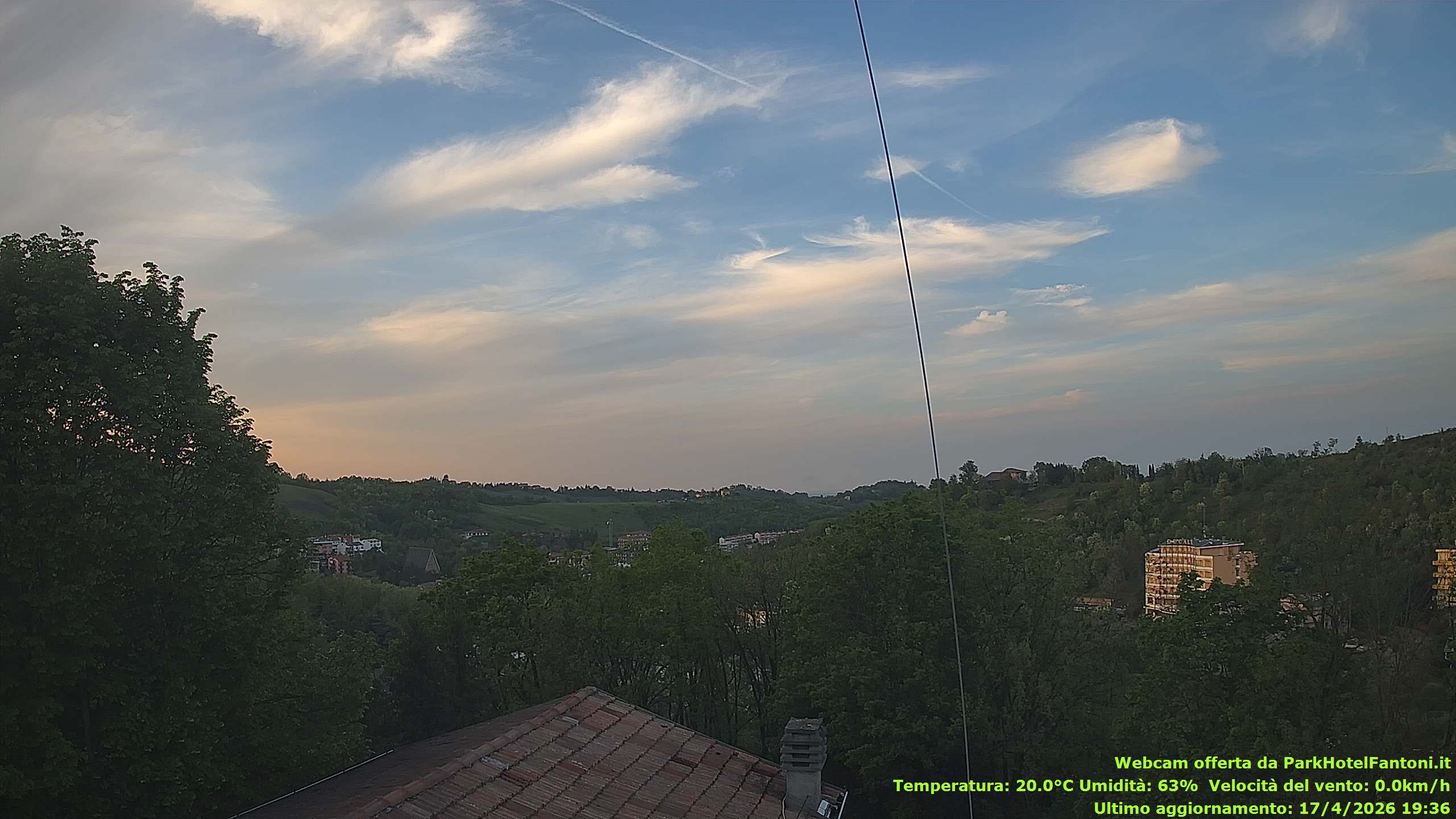 immagine della webcam nei dintorni di Vigolzone: webcam Salsomaggiore Terme