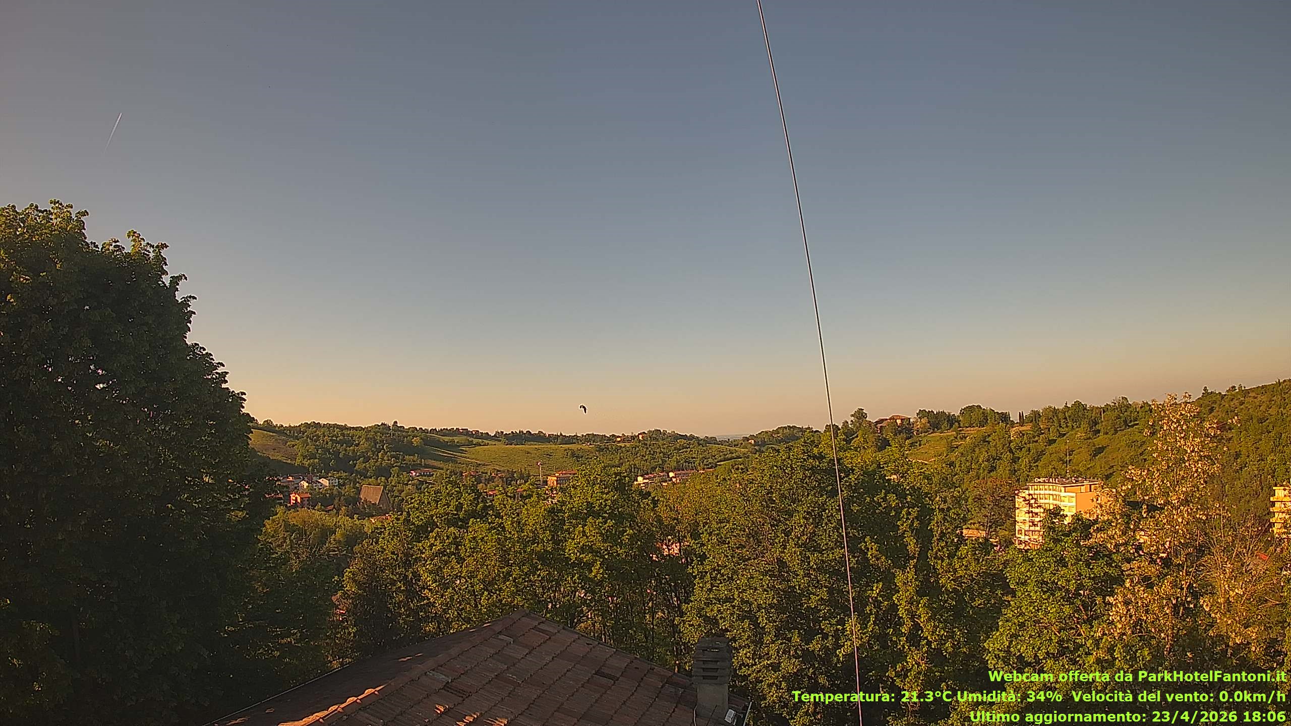 immagine della webcam nei dintorni di Grazzano Visconti: webcam Salsomaggiore Terme