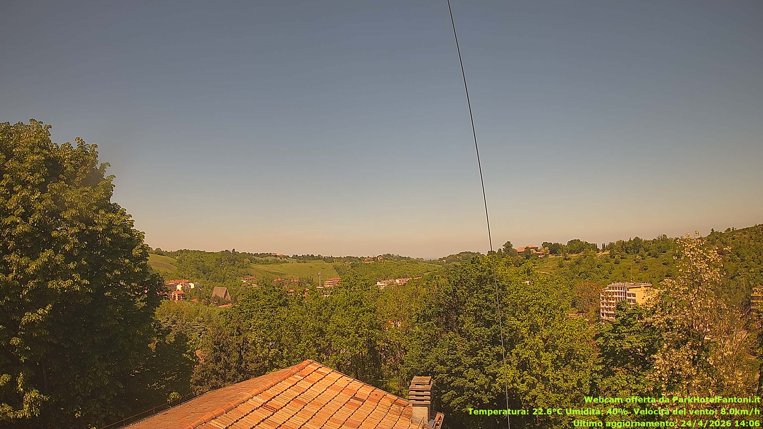 immagine della webcam nei dintorni di Calestano: webcam Salsomaggiore Terme