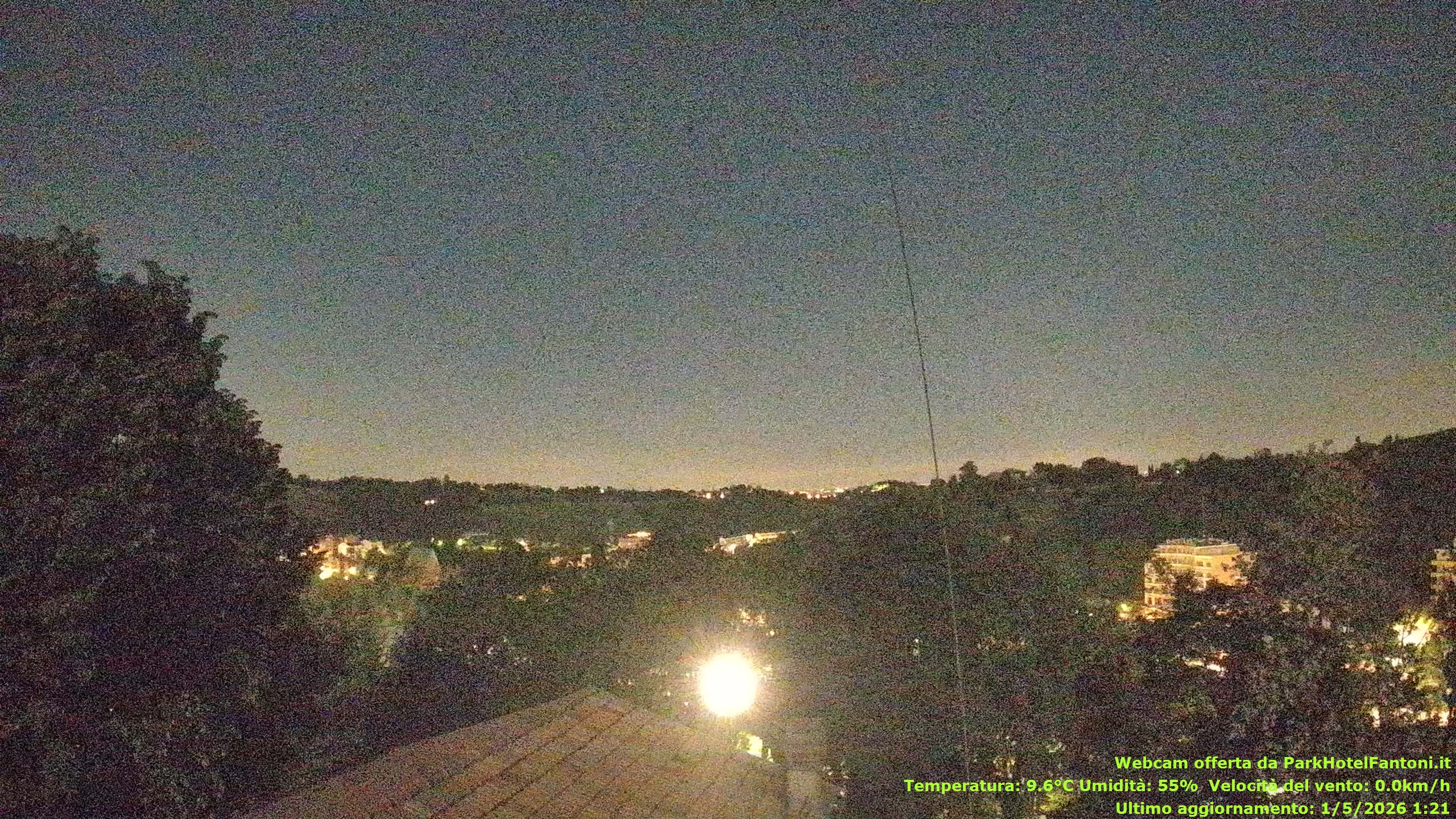 immagine della webcam nei dintorni di San Rocco al Porto: webcam Salsomaggiore Terme