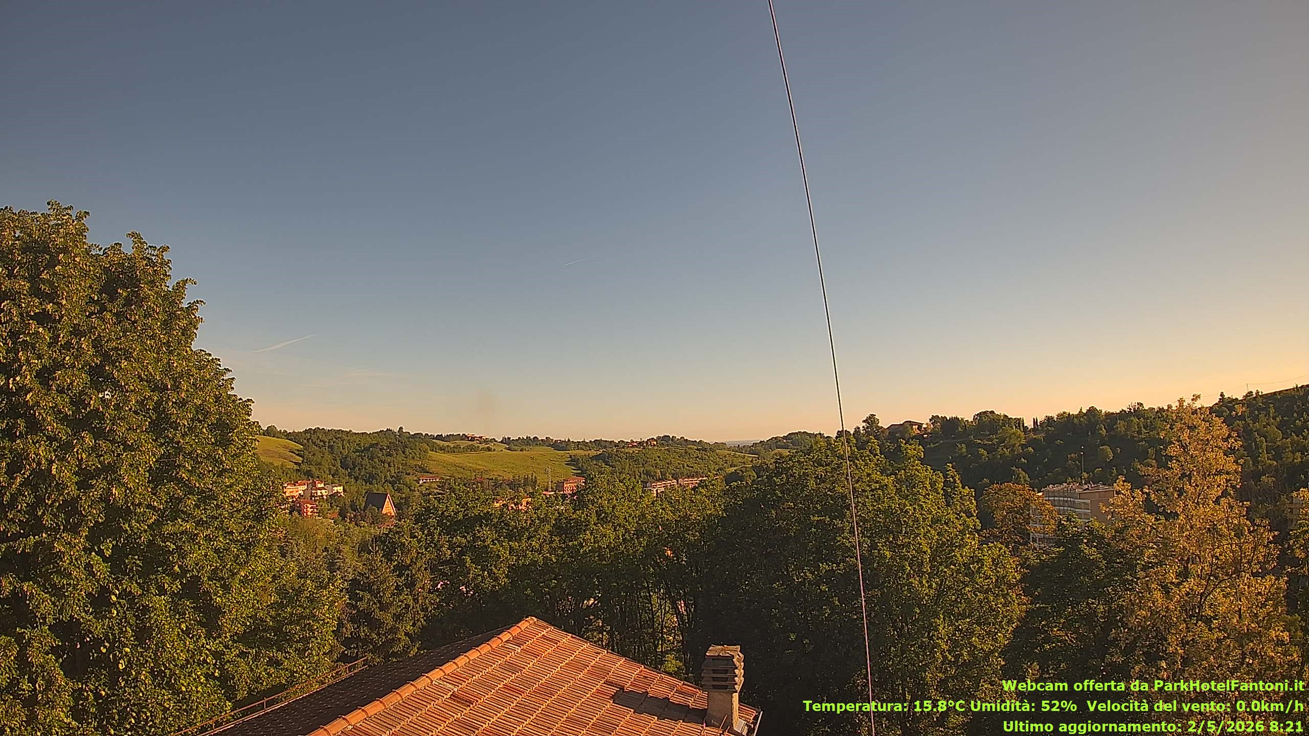 immagine della webcam nei dintorni di Morfasso: webcam Salsomaggiore Terme