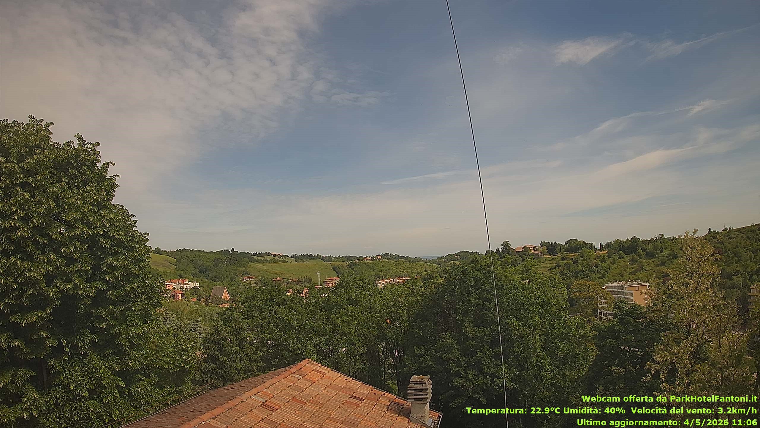 immagine della webcam nei dintorni di Fornovo di Taro: webcam Salsomaggiore Terme