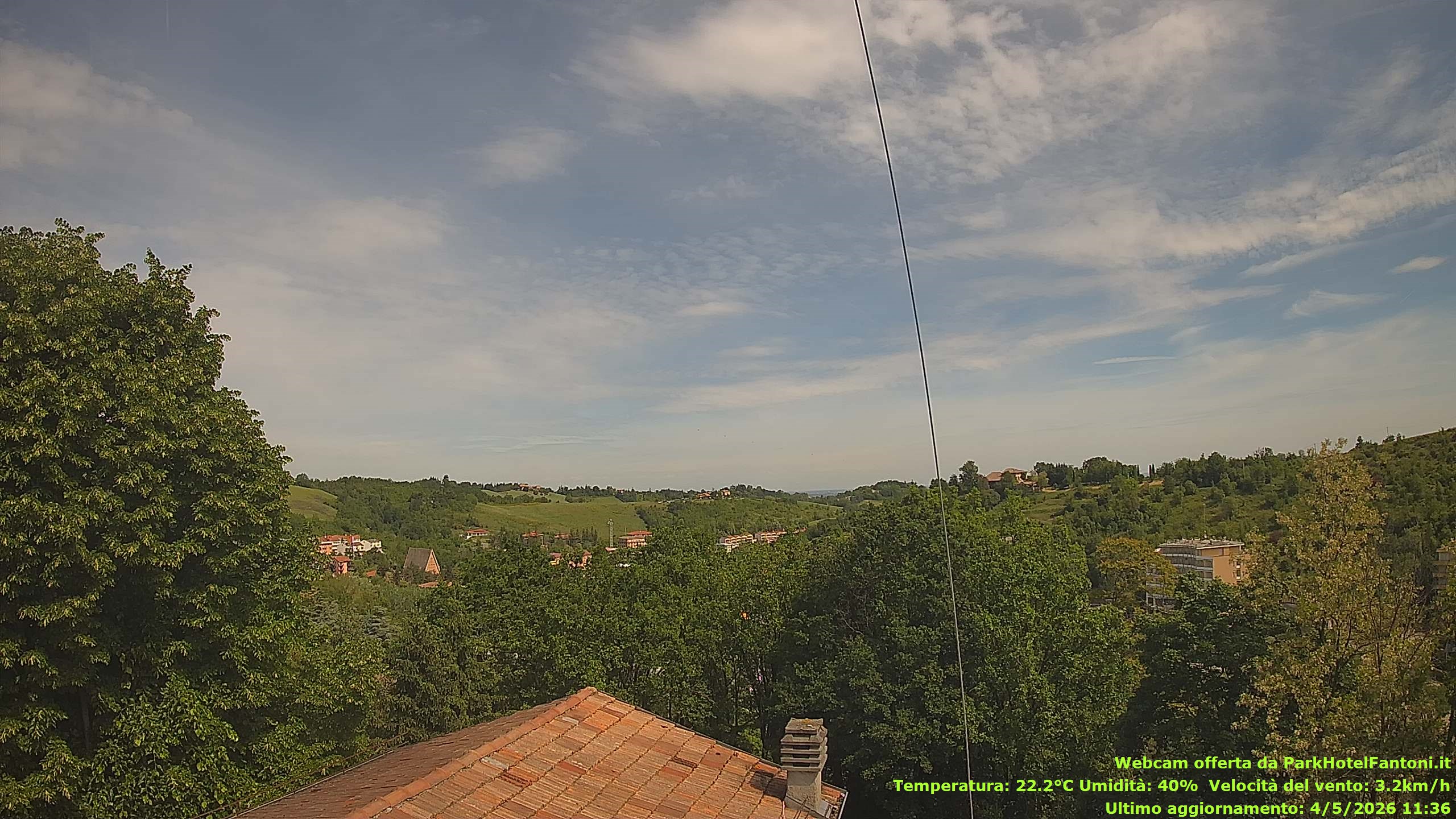 immagine della webcam nei dintorni di Varano de' Melegari: webcam Salsomaggiore Terme