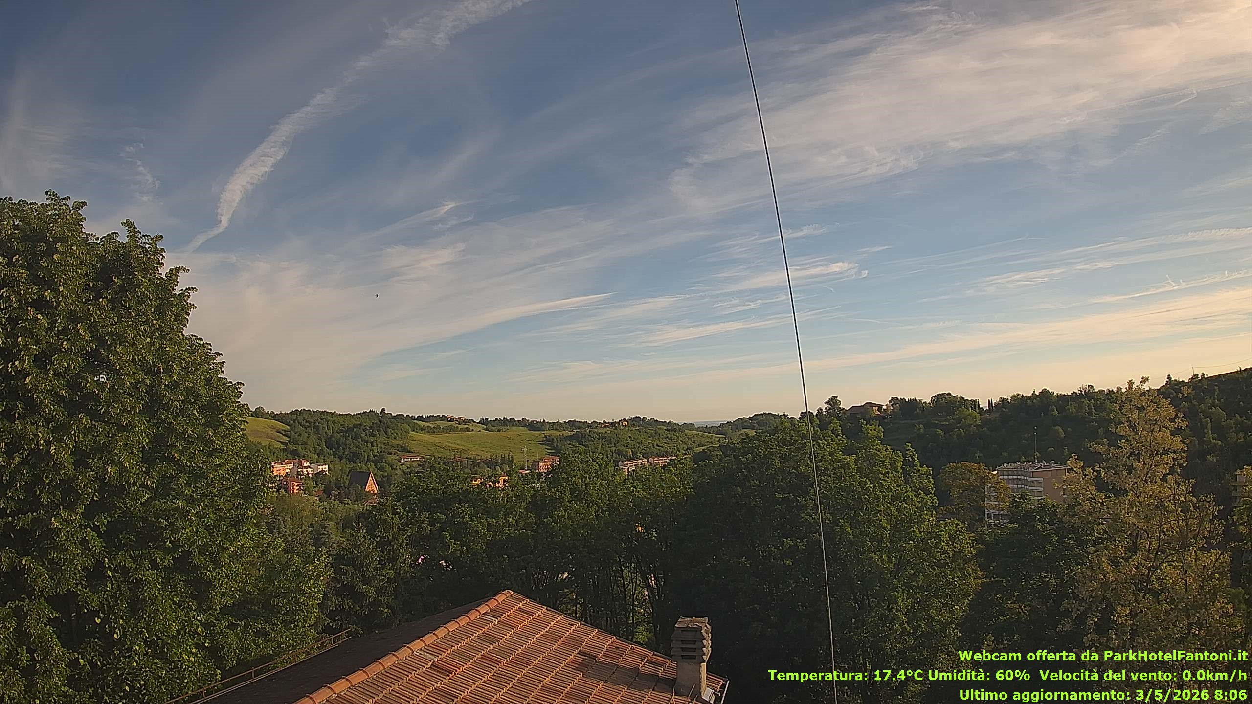 immagine della webcam nei dintorni di Grazzano Visconti: webcam Salsomaggiore Terme