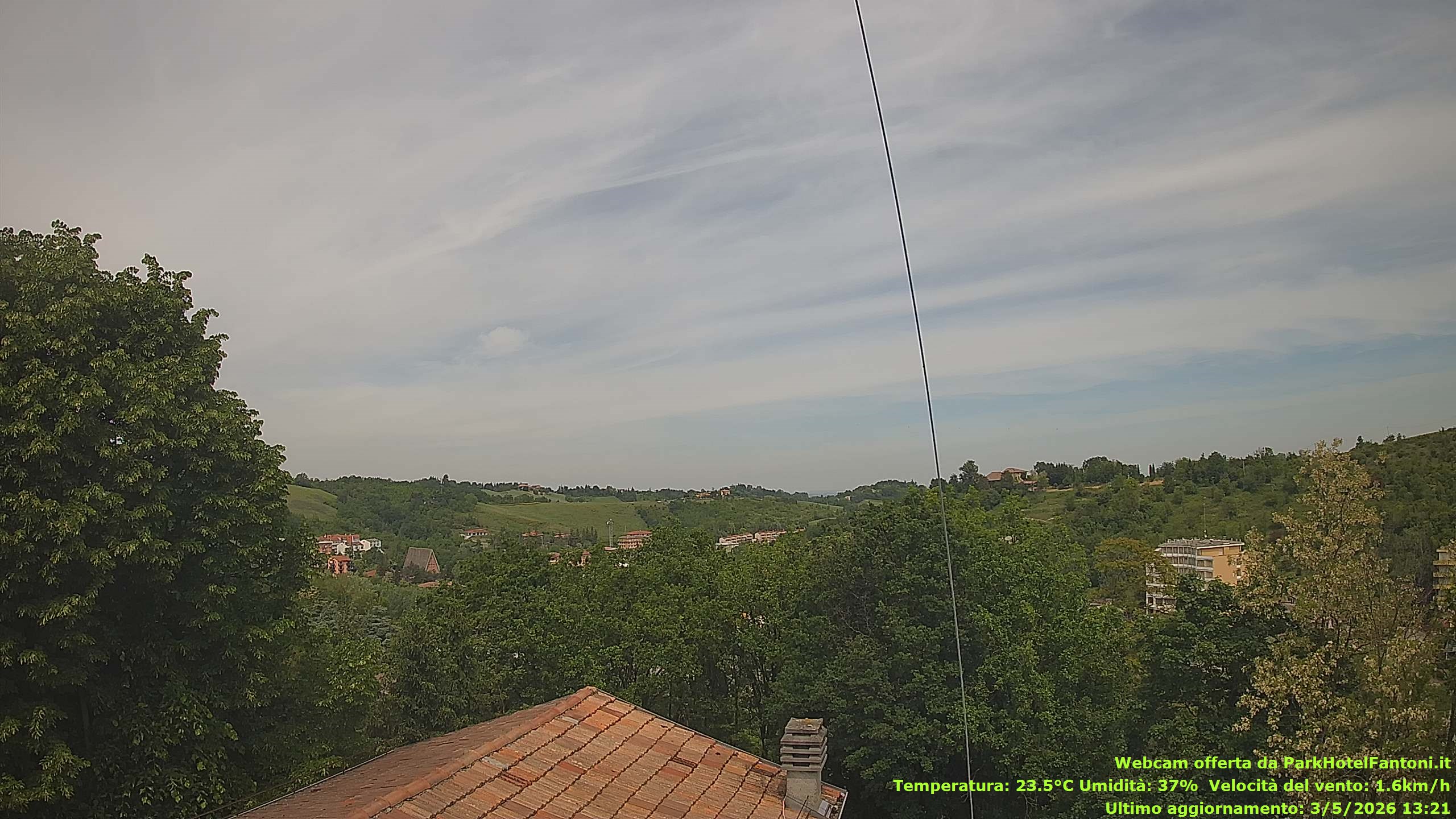 immagine della webcam nei dintorni di San Rocco al Porto: webcam Salsomaggiore Terme
