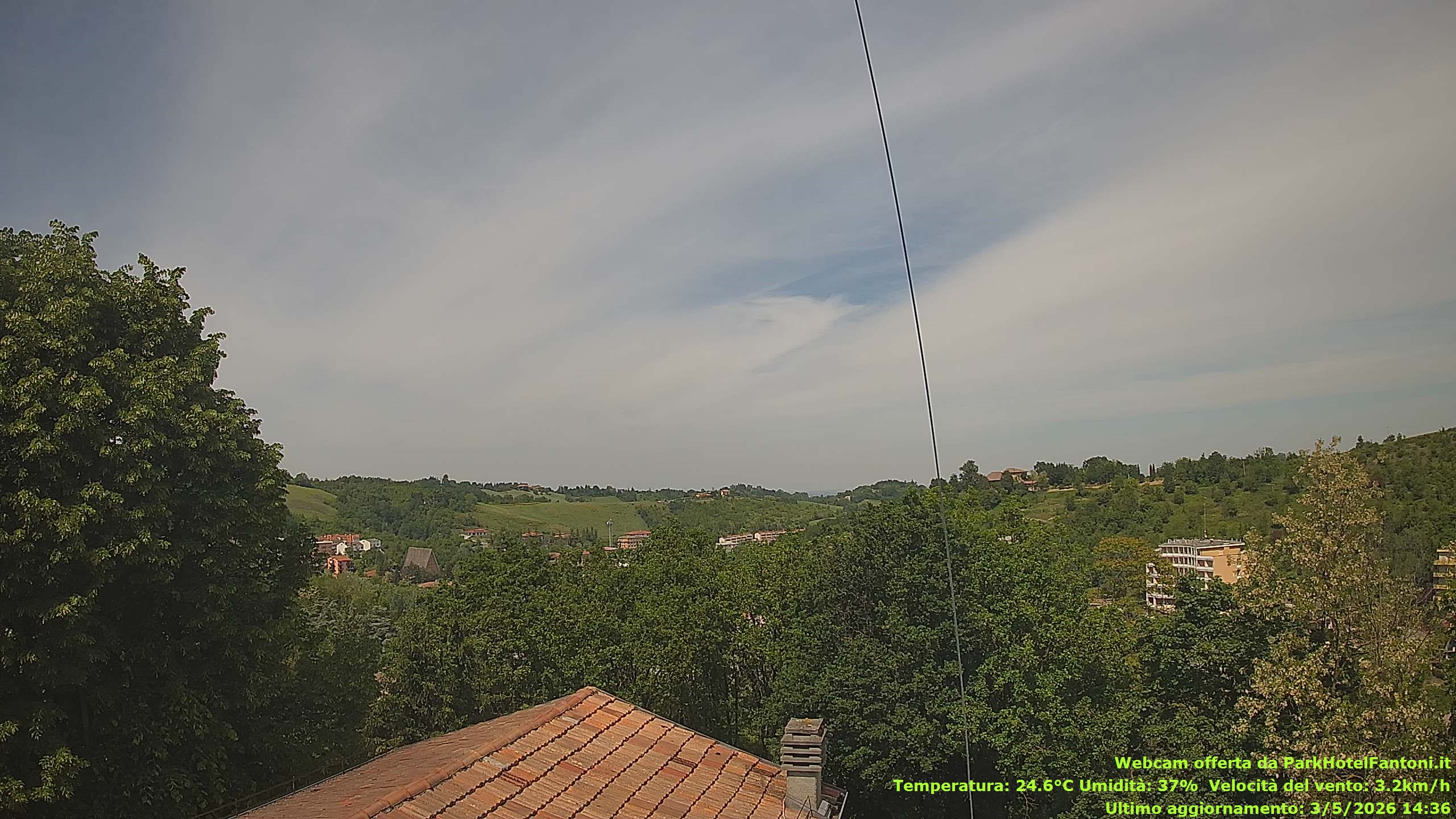 immagine della webcam nei dintorni di Grazzano Visconti: webcam Salsomaggiore Terme