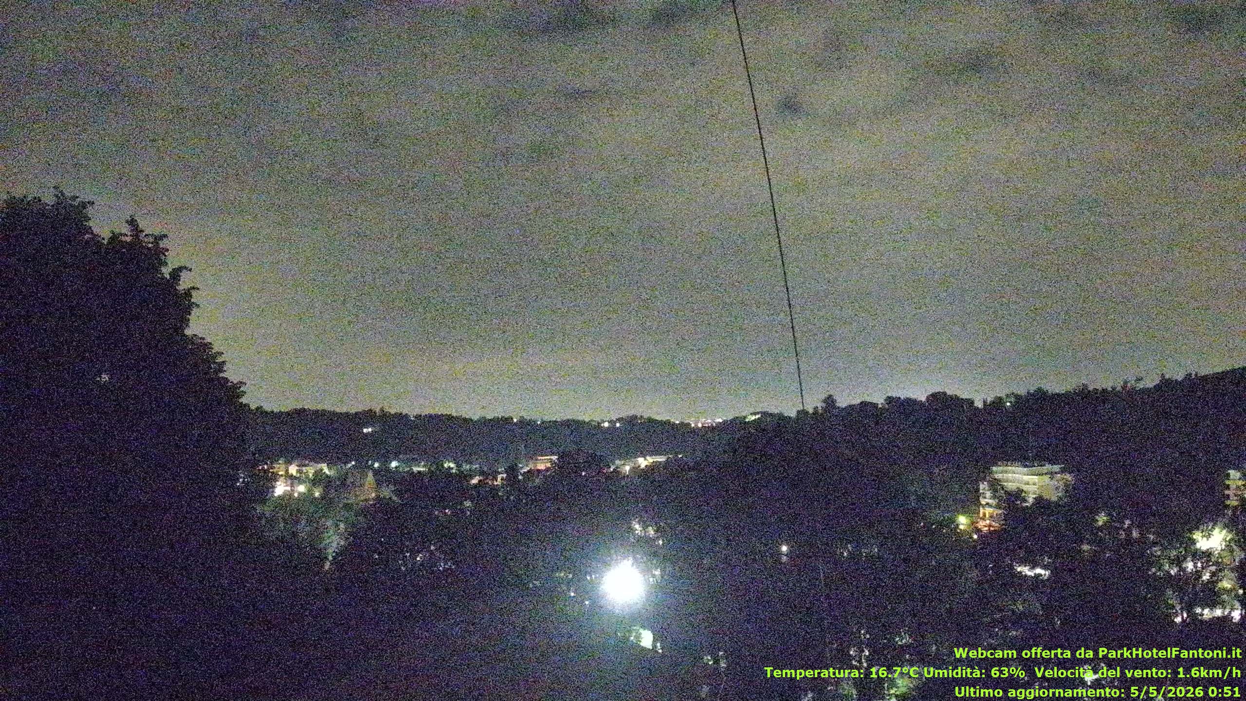 immagine della webcam nei dintorni di San Rocco al Porto: webcam Salsomaggiore Terme