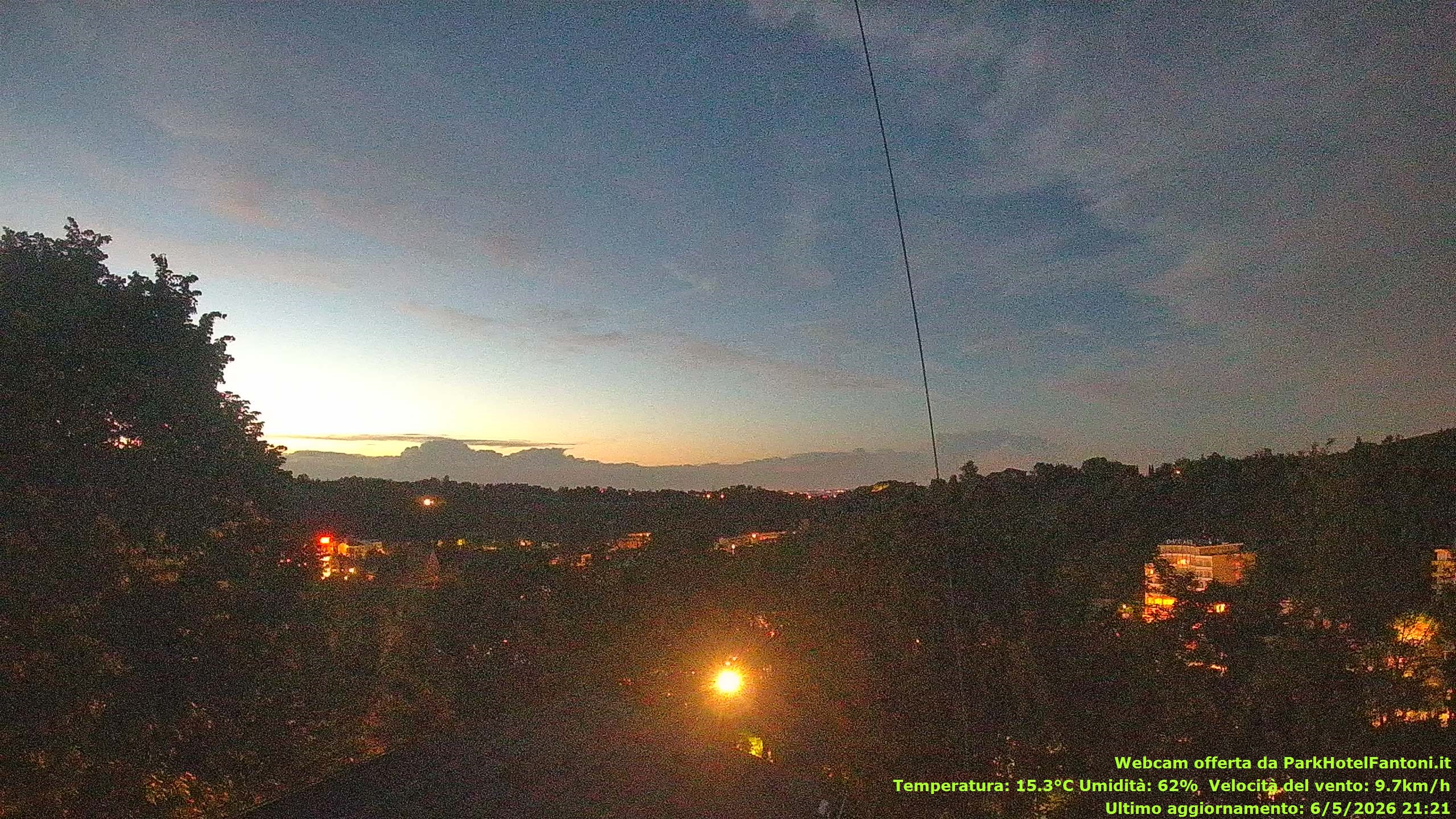 immagine della webcam nei dintorni di Fornovo di Taro: webcam Salsomaggiore Terme