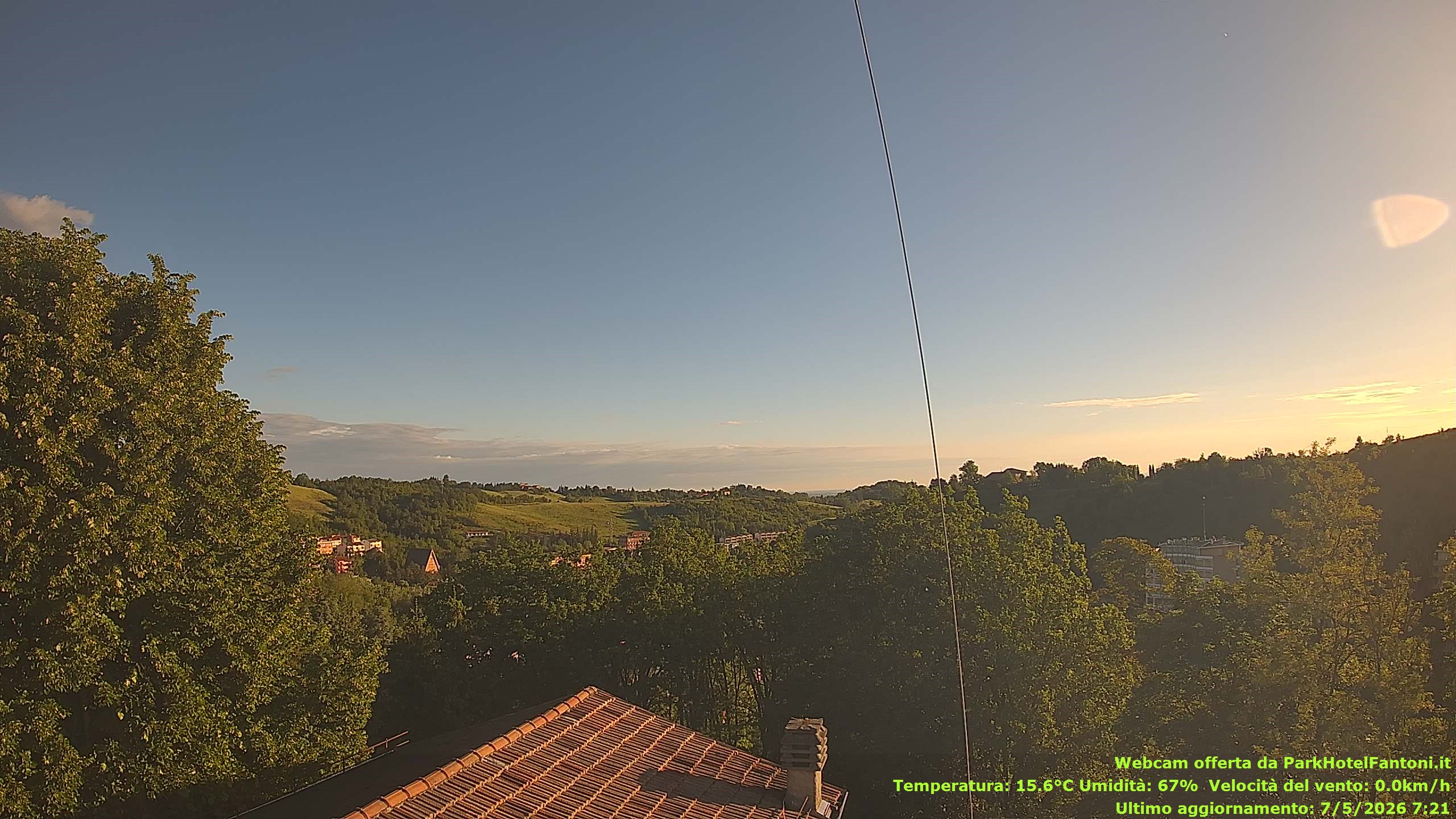 immagine della webcam nei dintorni di Fornovo di Taro: webcam Salsomaggiore Terme