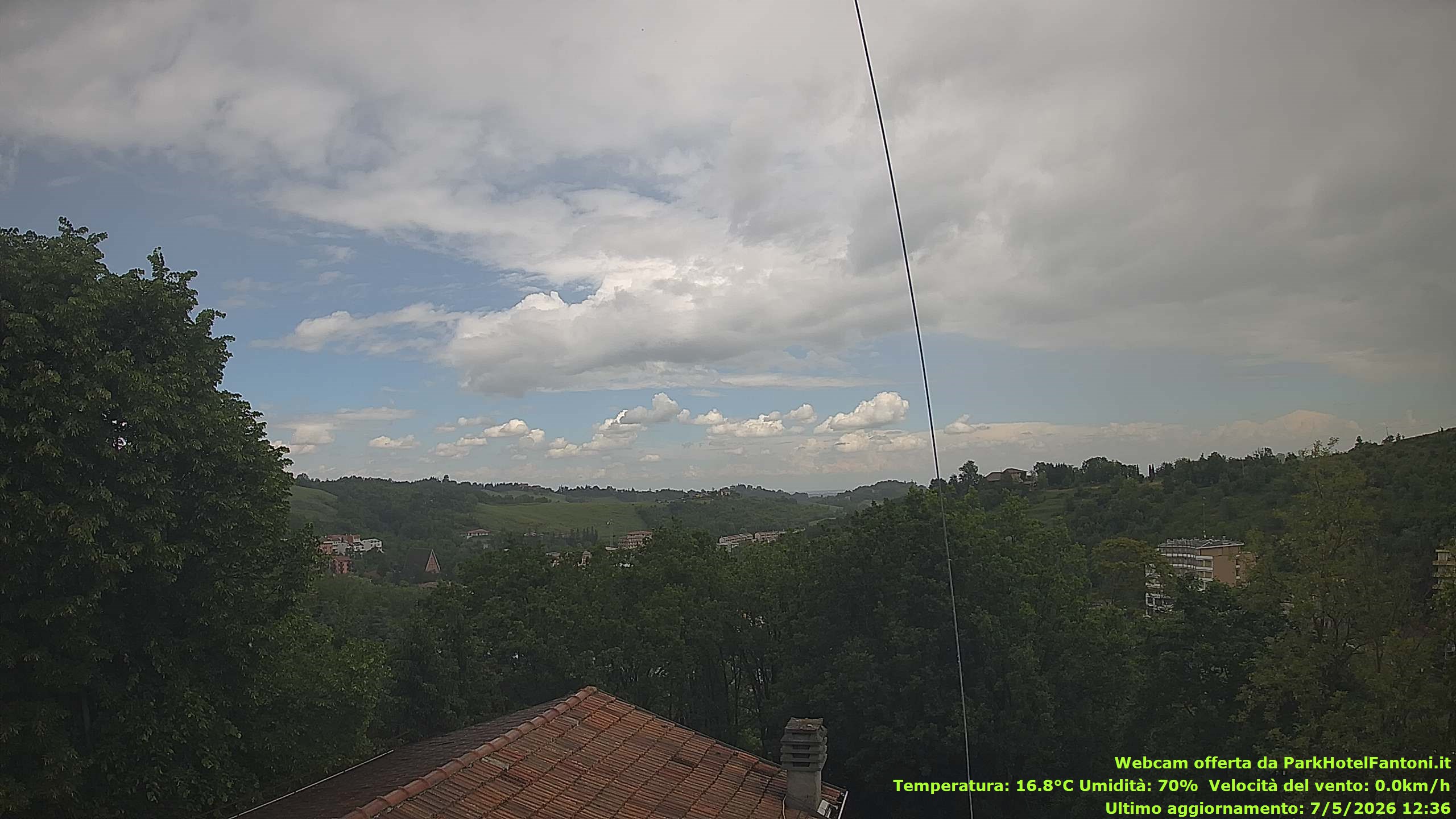 immagine della webcam nei dintorni di Roccabianca: webcam Salsomaggiore Terme