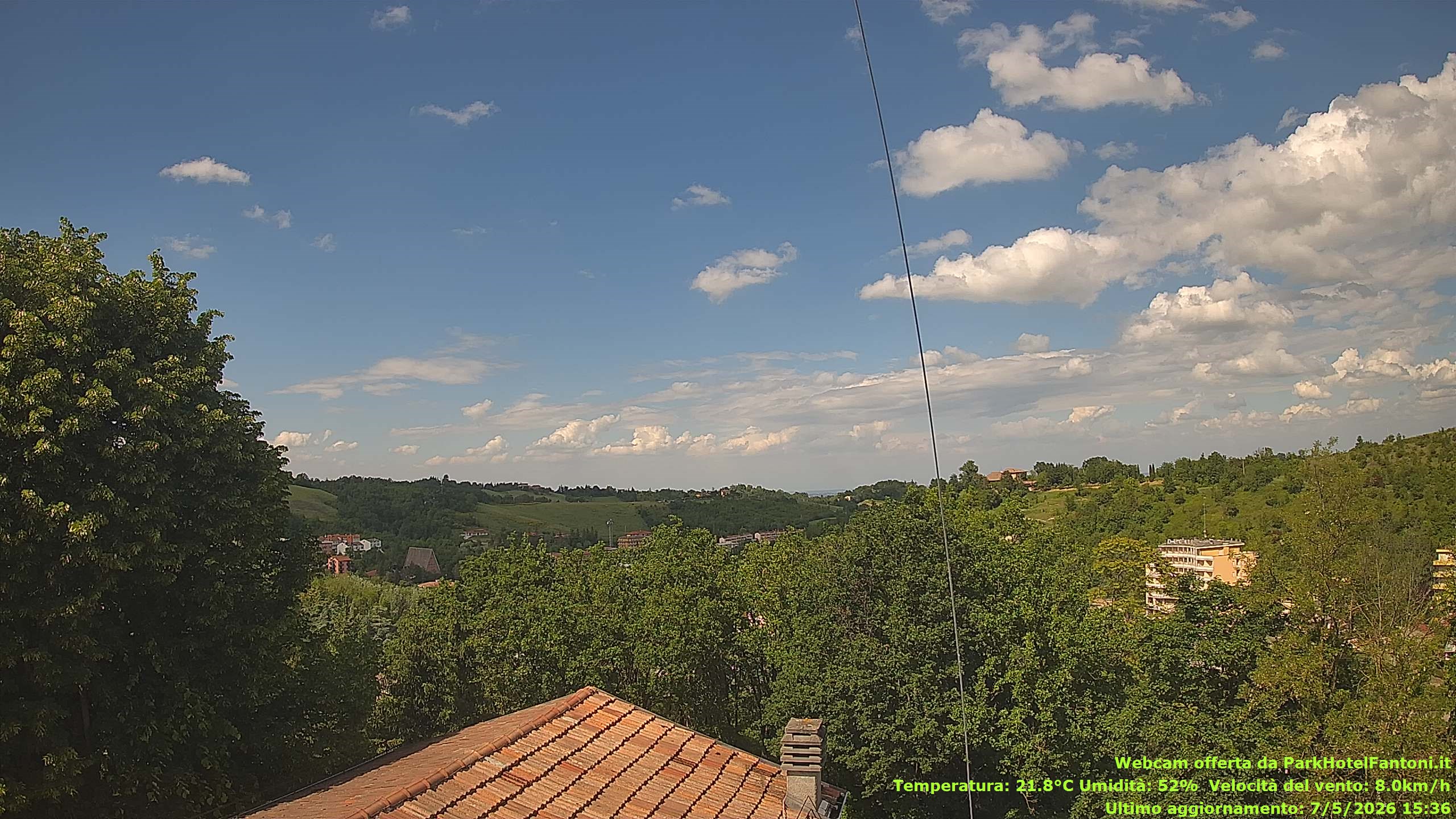 immagine della webcam nei dintorni di Roccabianca: webcam Salsomaggiore Terme
