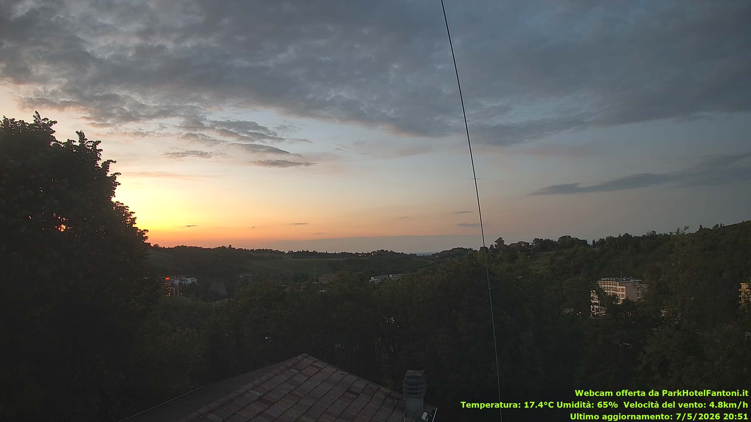 immagine della webcam nei dintorni di Bardi: webcam Salsomaggiore Terme