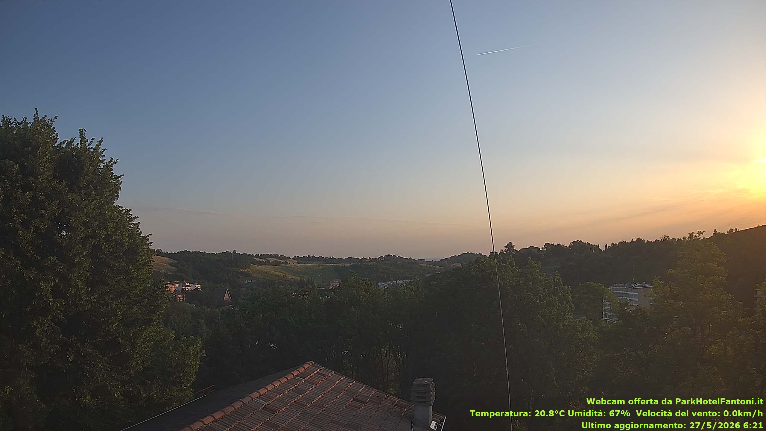immagine della webcam nei dintorni di Varano de' Melegari: webcam Salsomaggiore Terme