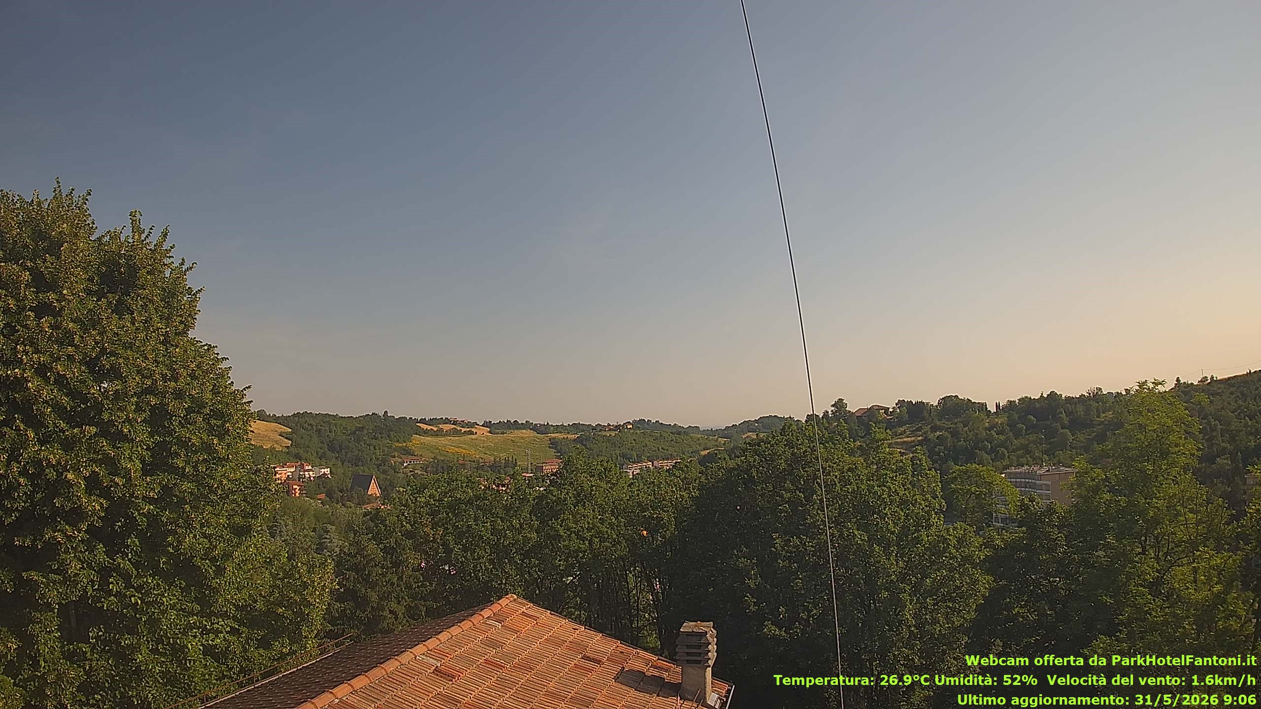 immagine della webcam nei dintorni di Varano de' Melegari: webcam Salsomaggiore Terme