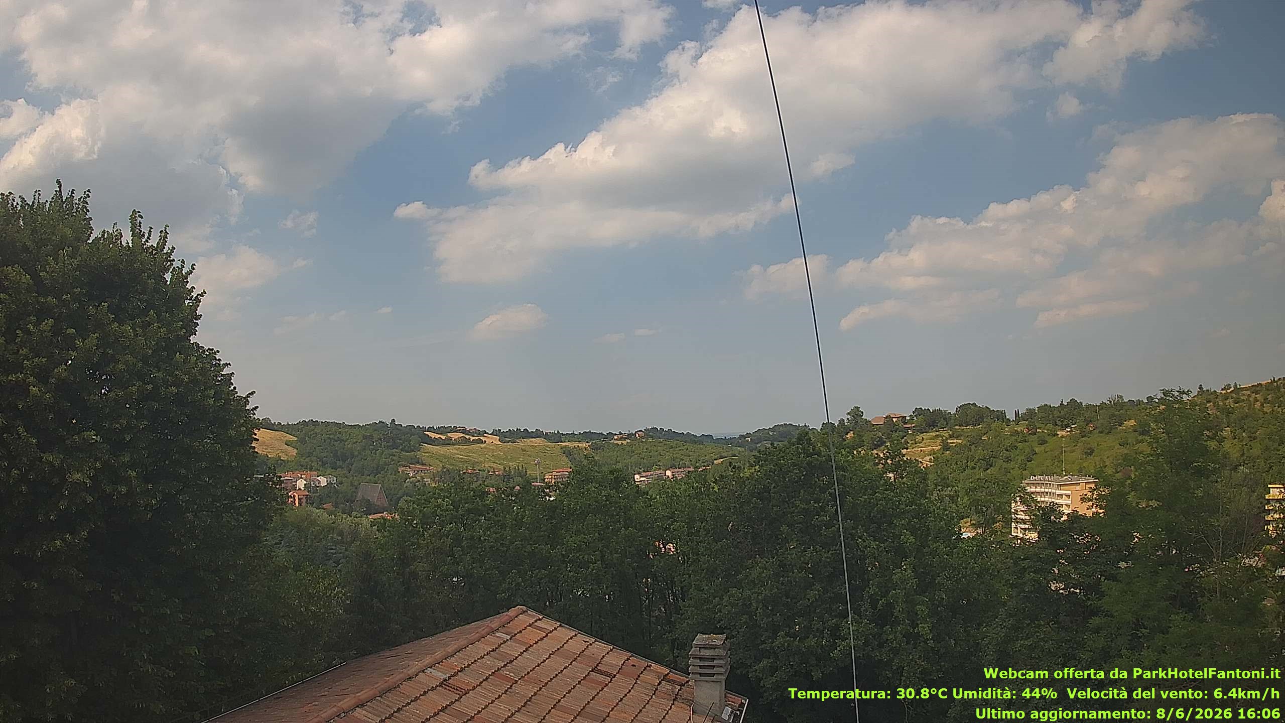 immagine della webcam nei dintorni di Grazzano Visconti: webcam Salsomaggiore Terme