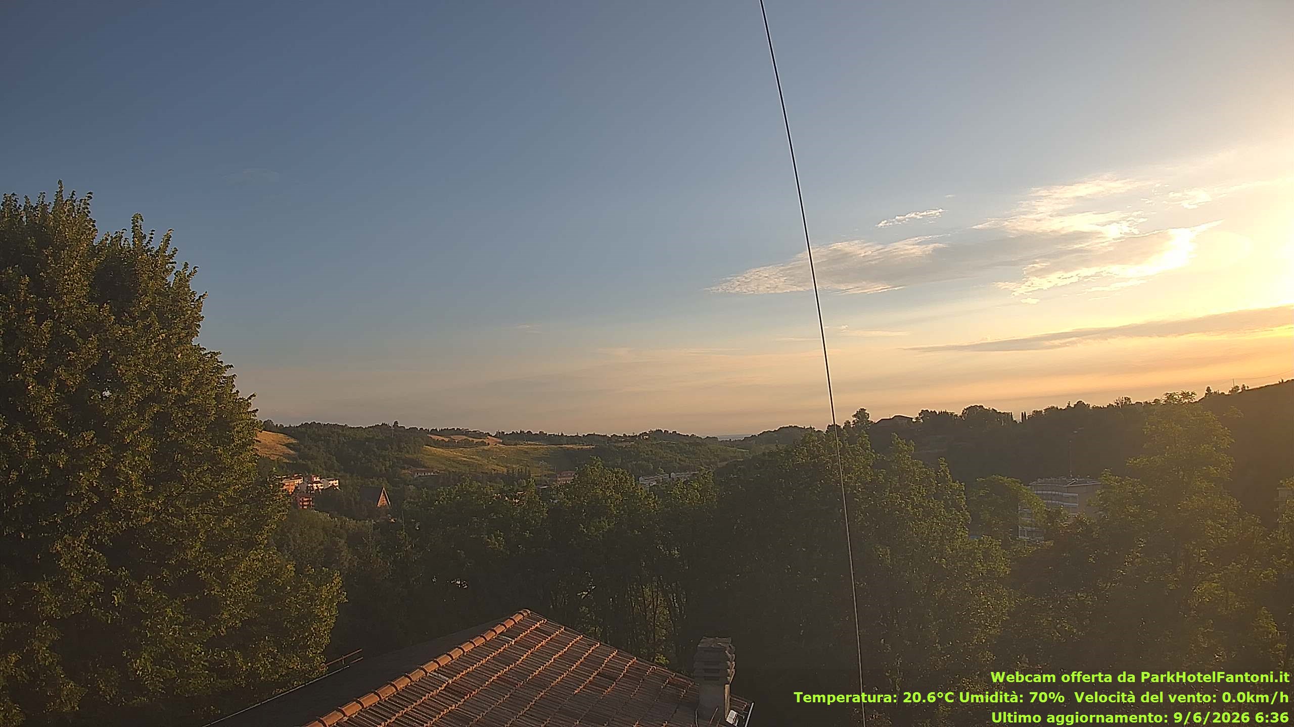 immagine della webcam nei dintorni di Terenzo: webcam Salsomaggiore Terme