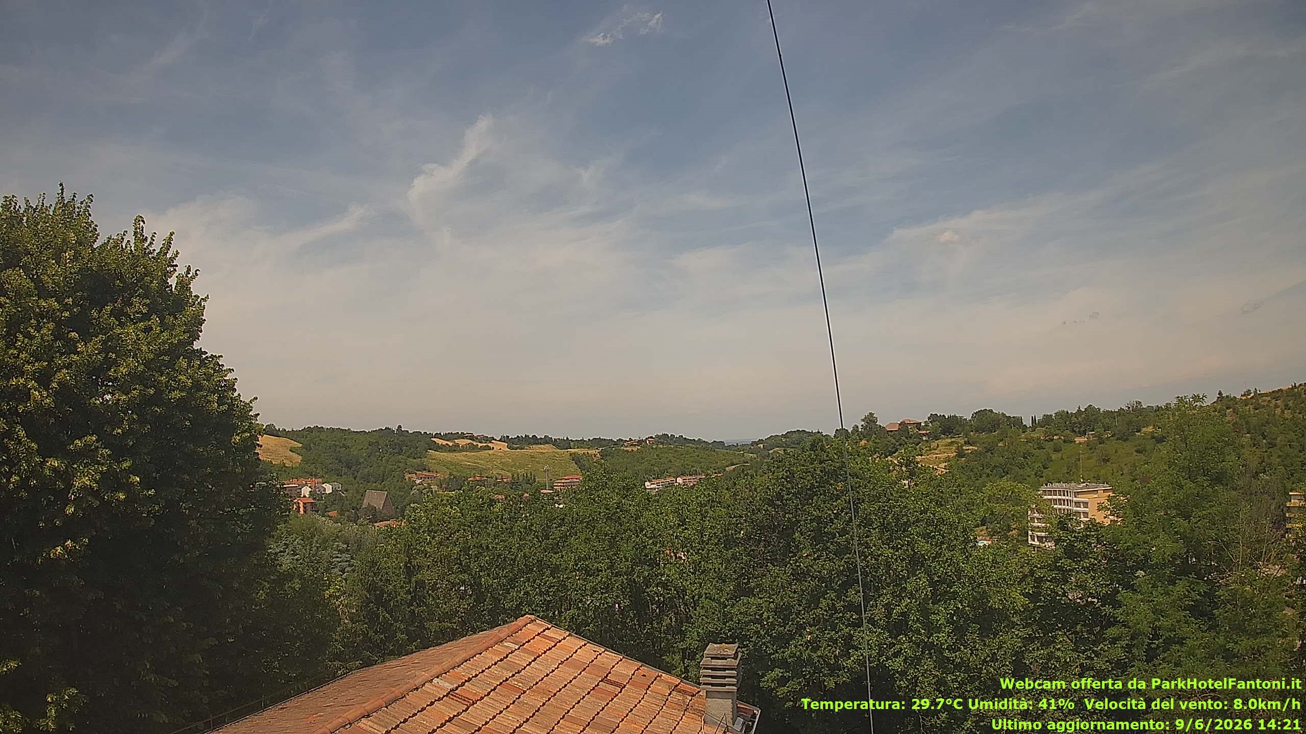immagine della webcam nei dintorni di Calestano: webcam Salsomaggiore Terme