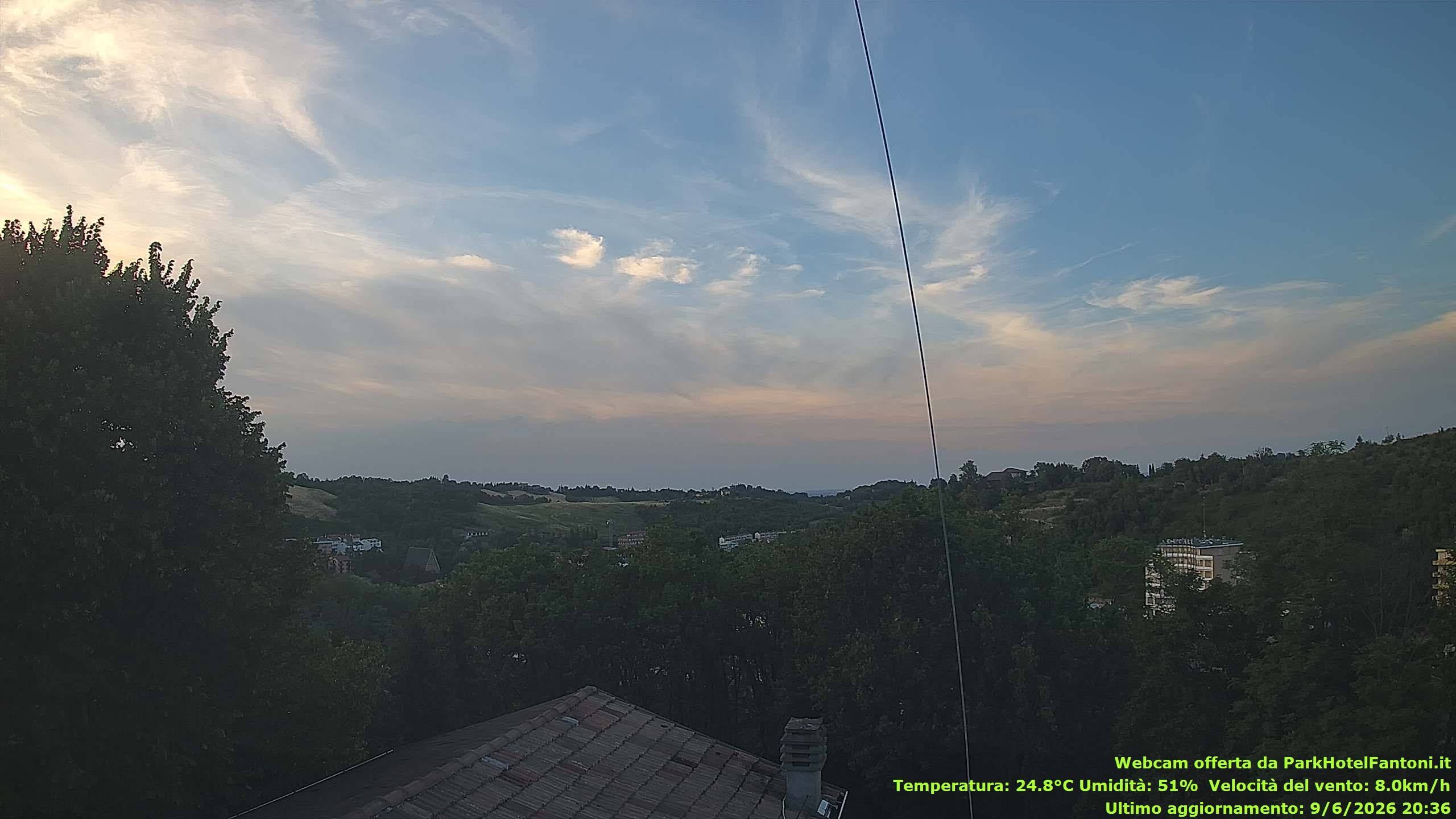 immagine della webcam nei dintorni di Calestano: webcam Salsomaggiore Terme