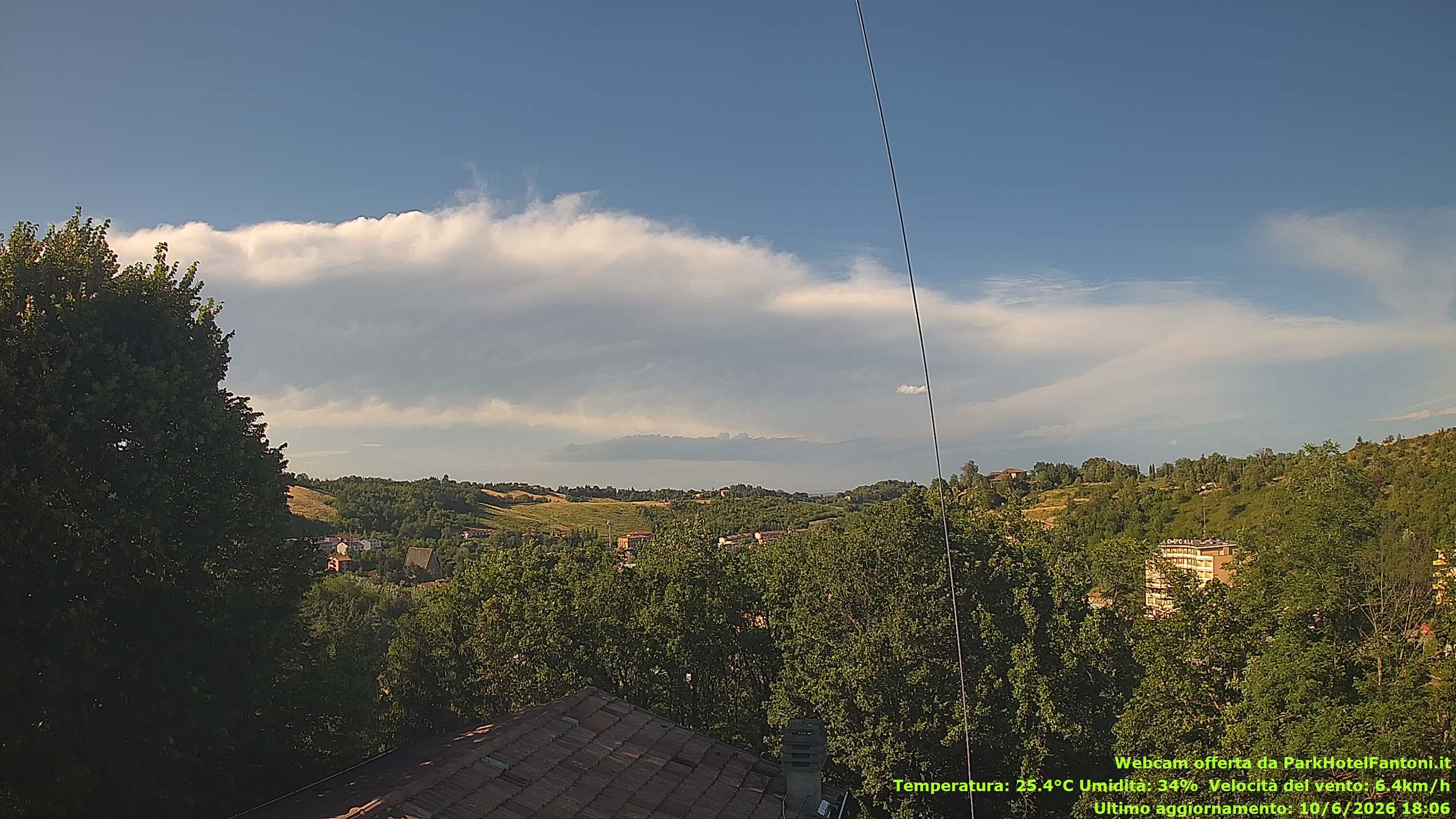 immagine della webcam nei dintorni di Piacenza: webcam Salsomaggiore Terme