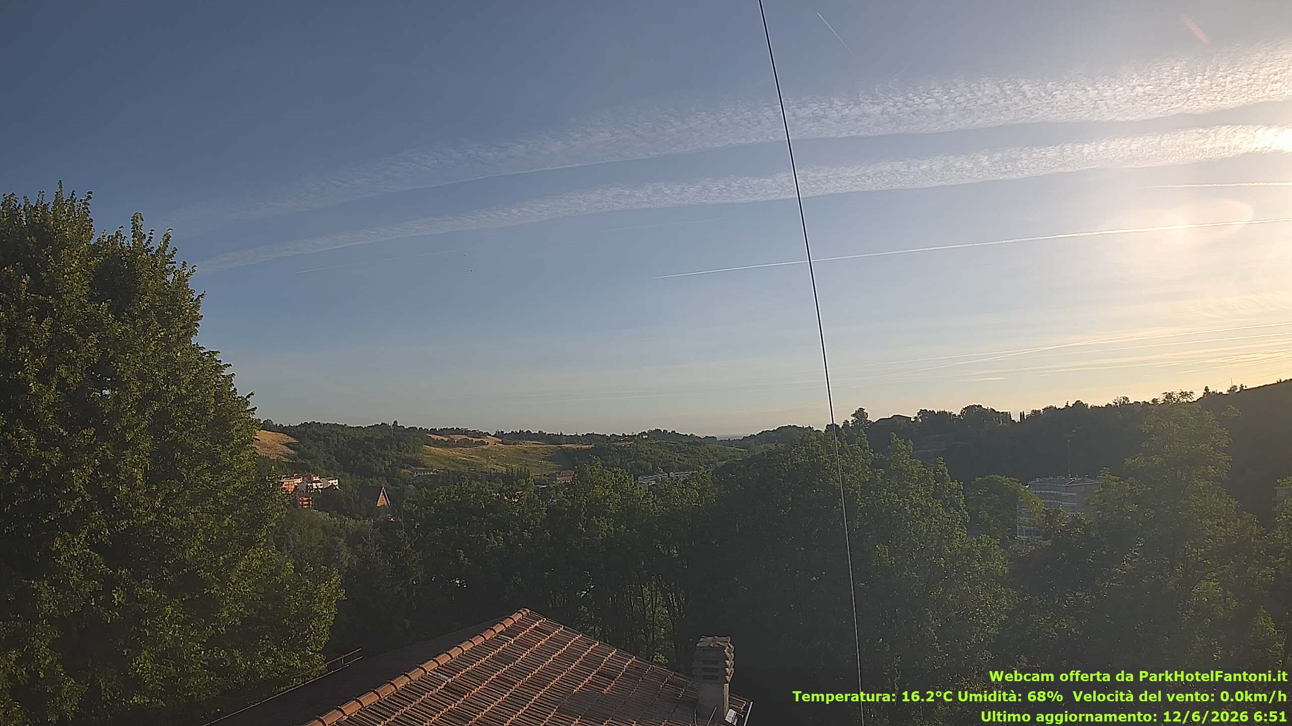 immagine della webcam nei dintorni di Piacenza: webcam Salsomaggiore Terme