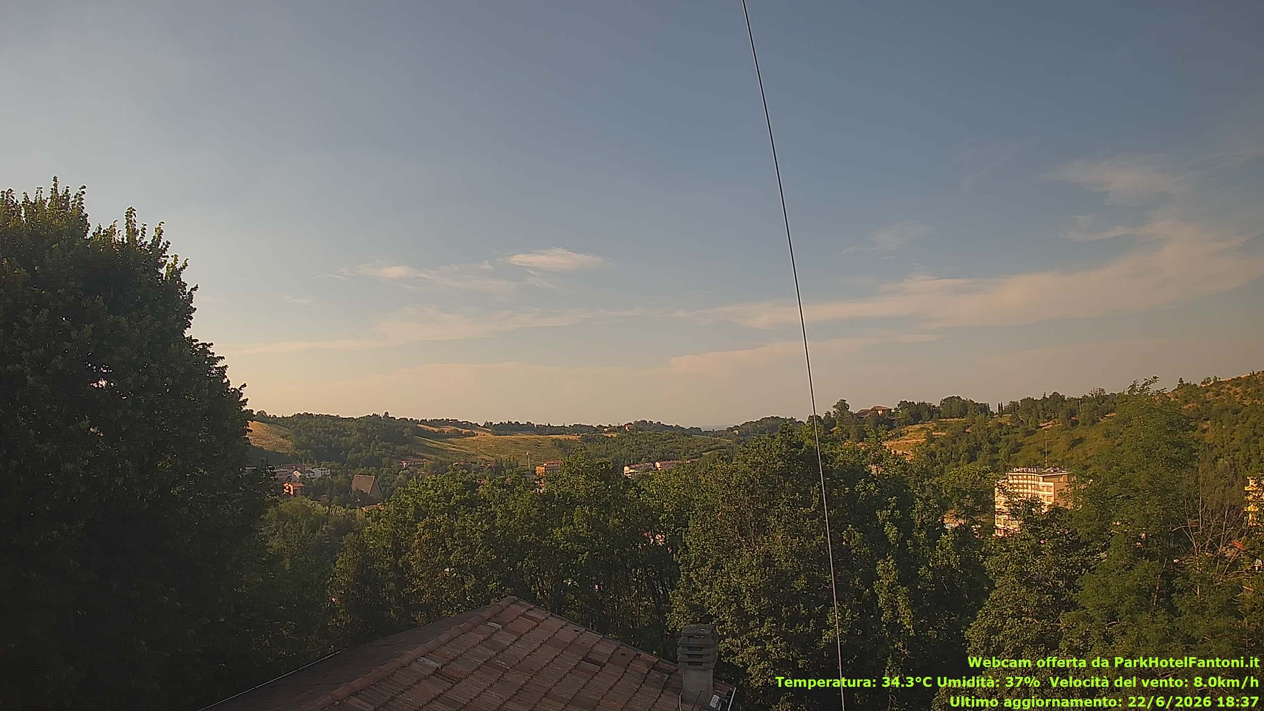 immagine della webcam nei dintorni di Fornovo di Taro: webcam Salsomaggiore Terme