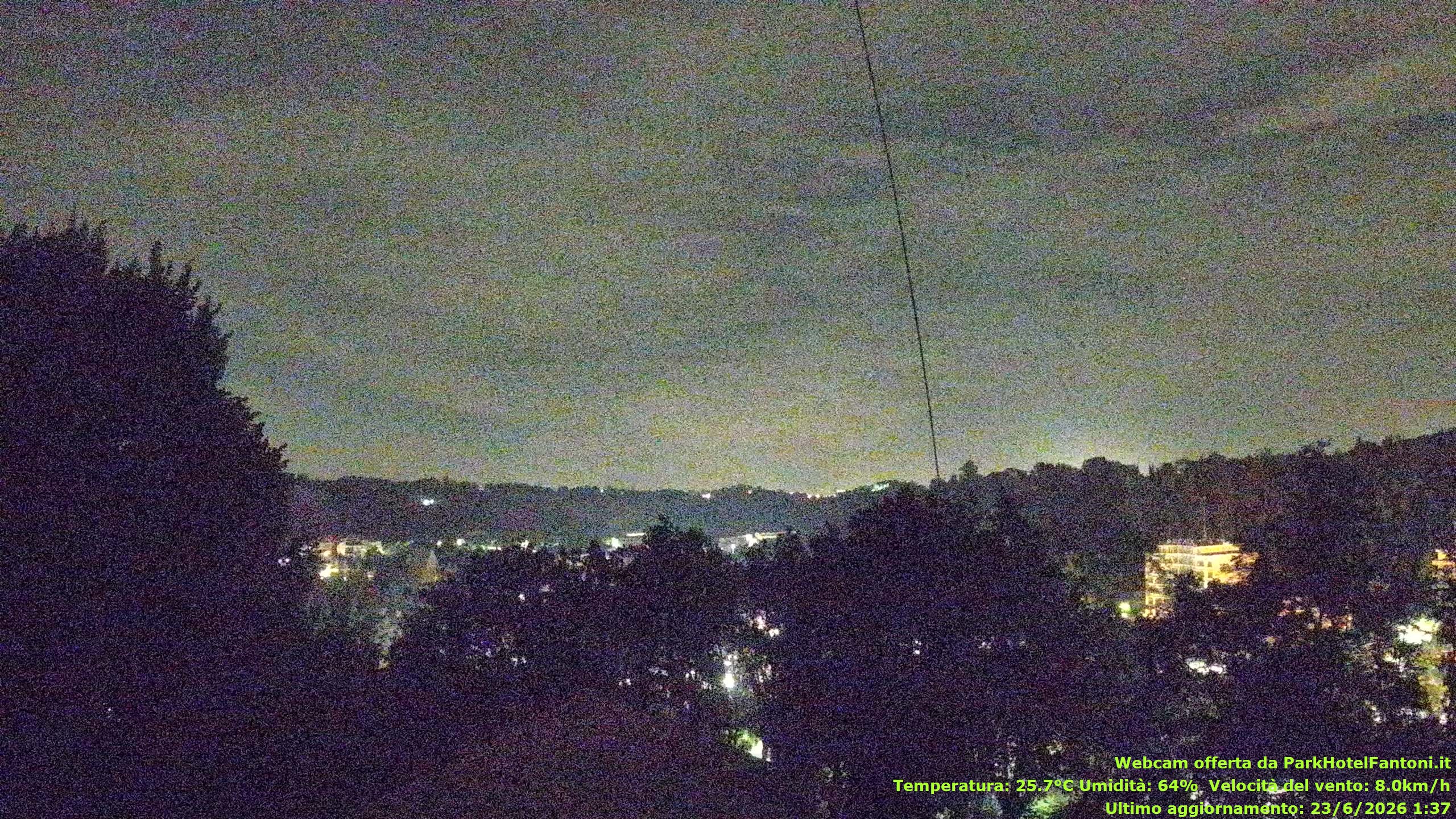 immagine della webcam nei dintorni di Roccabianca: webcam Salsomaggiore Terme