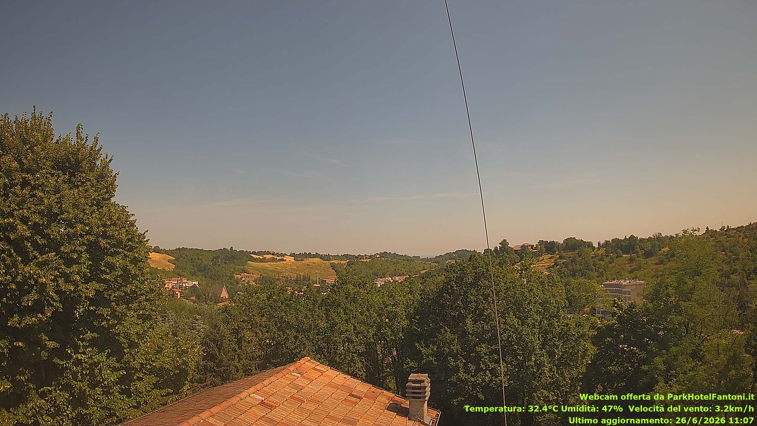 immagine della webcam nei dintorni di Felino: webcam Salsomaggiore Terme