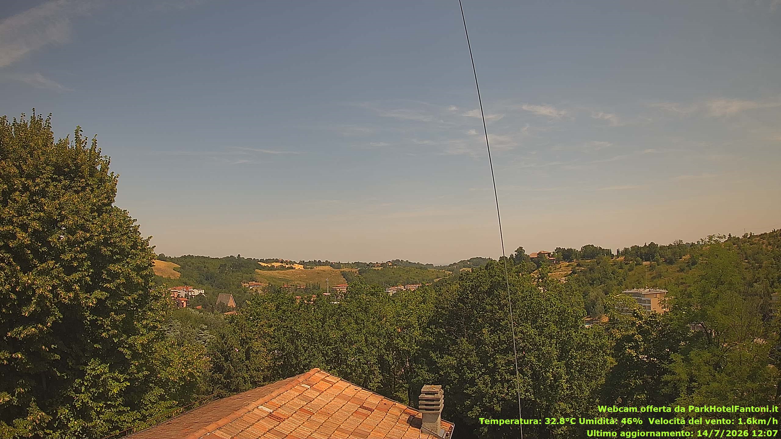 immagine della webcam nei dintorni di Varano de' Melegari: webcam Salsomaggiore Terme