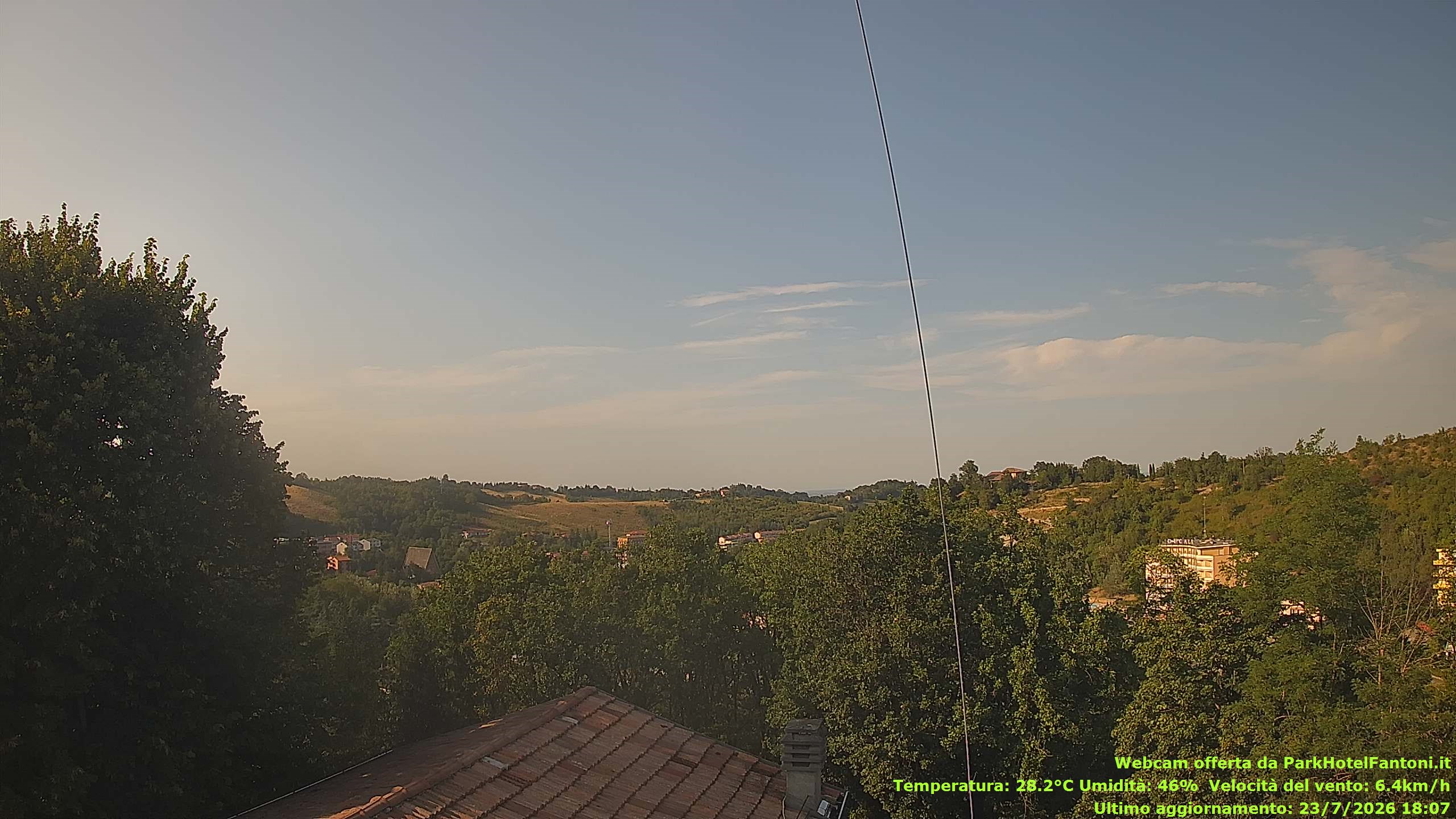 immagine della webcam nei dintorni di Grazzano Visconti: webcam Salsomaggiore Terme