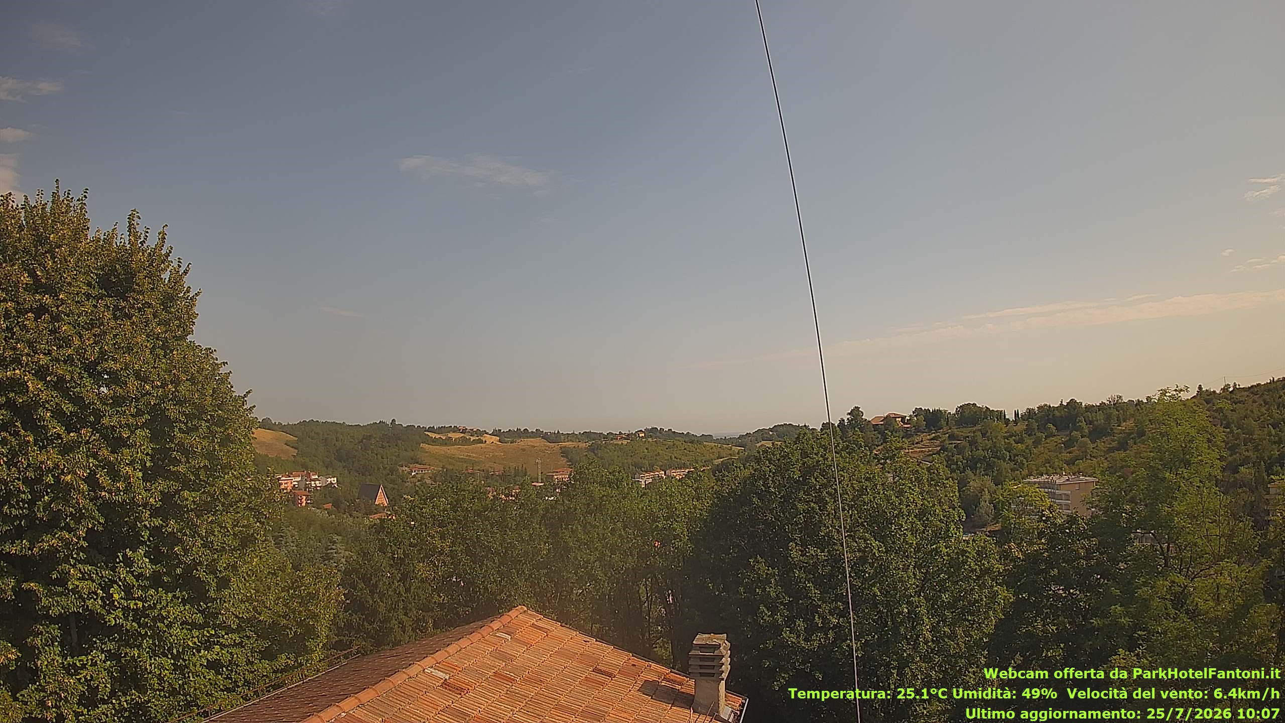 immagine della webcam nei dintorni di Calestano: webcam Salsomaggiore Terme