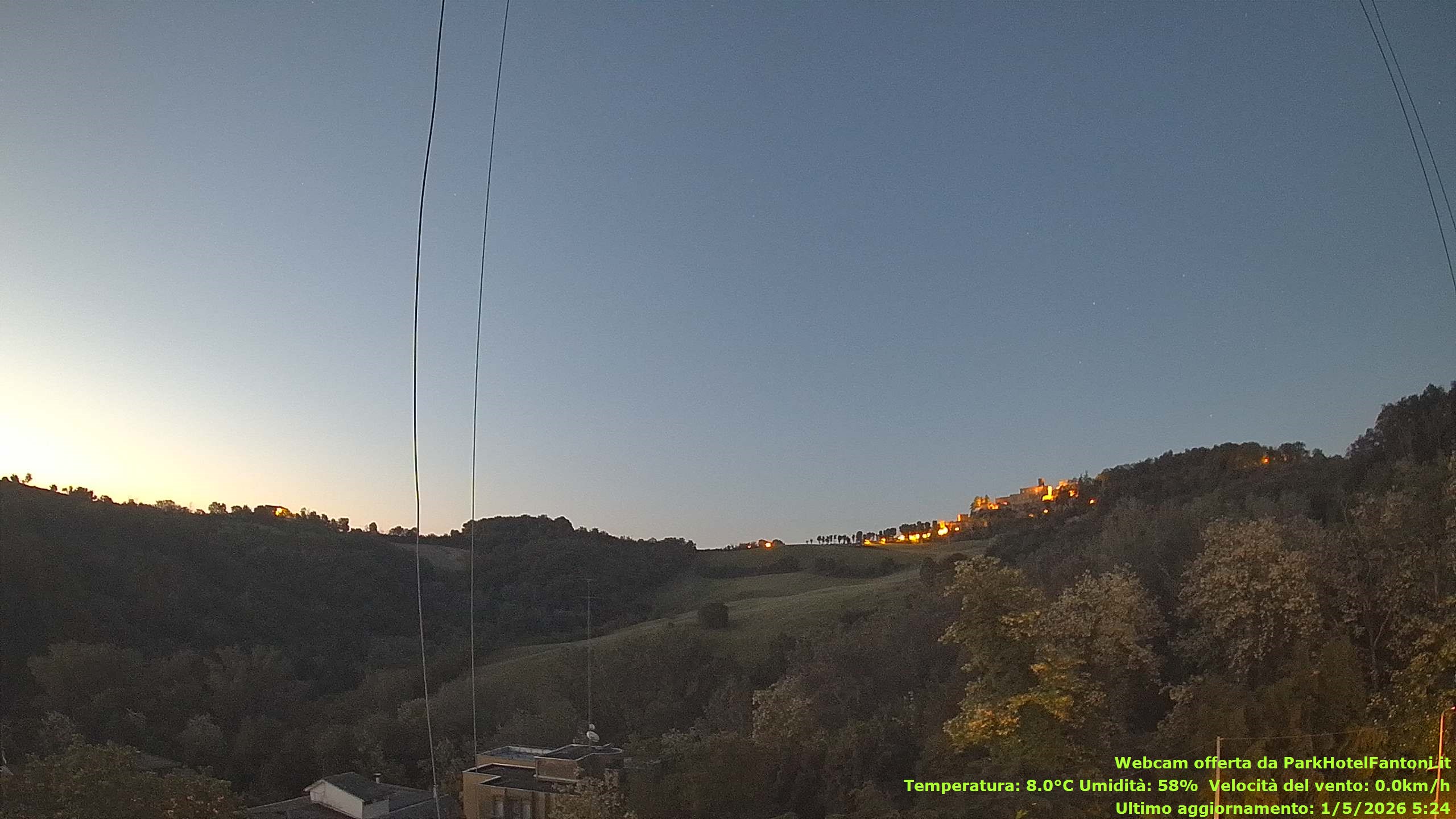 immagine della webcam nei dintorni di Roccabianca: webcam Salsomaggiore Terme