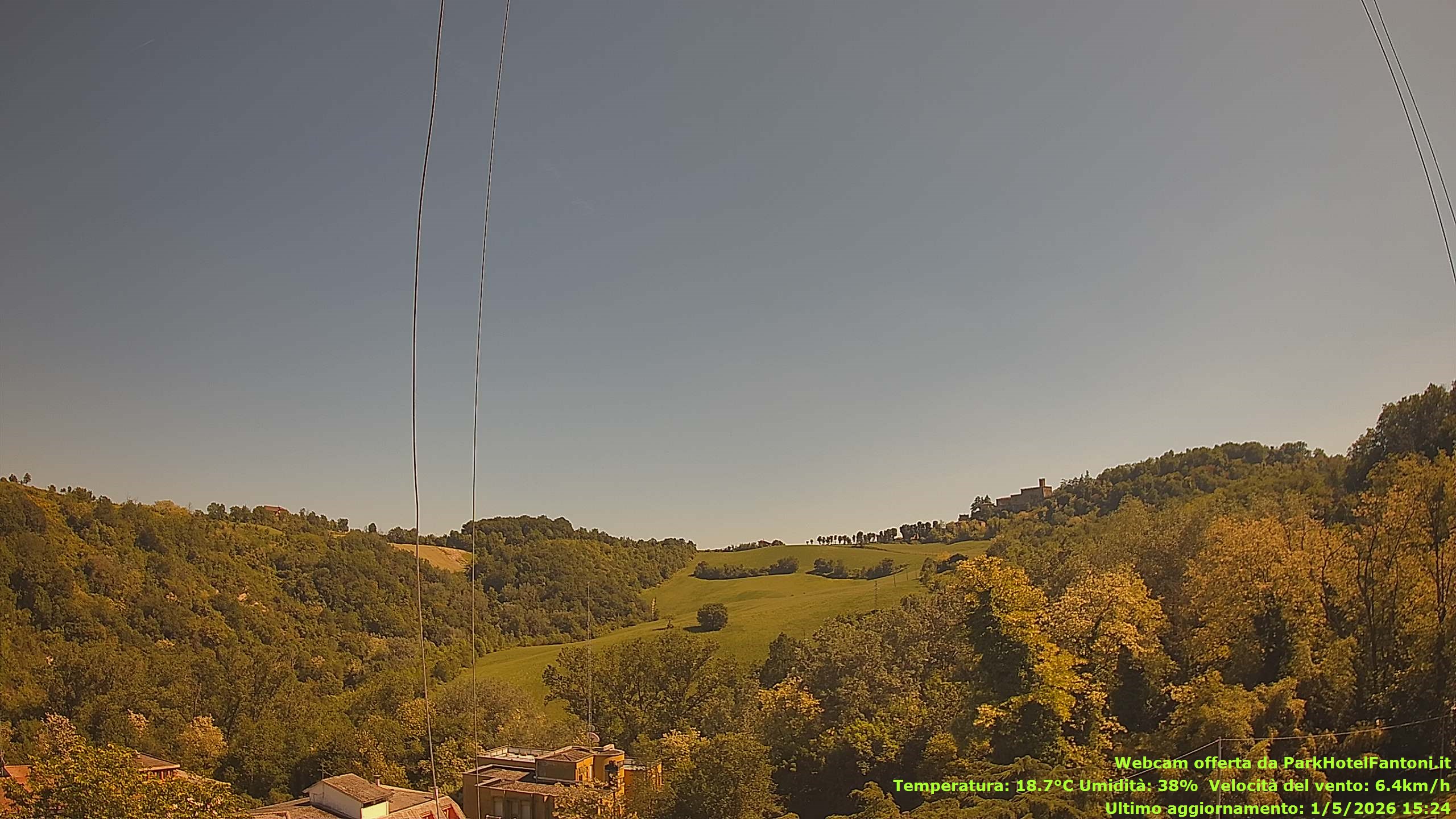 immagine della webcam nei dintorni di Morfasso: webcam Salsomaggiore Terme