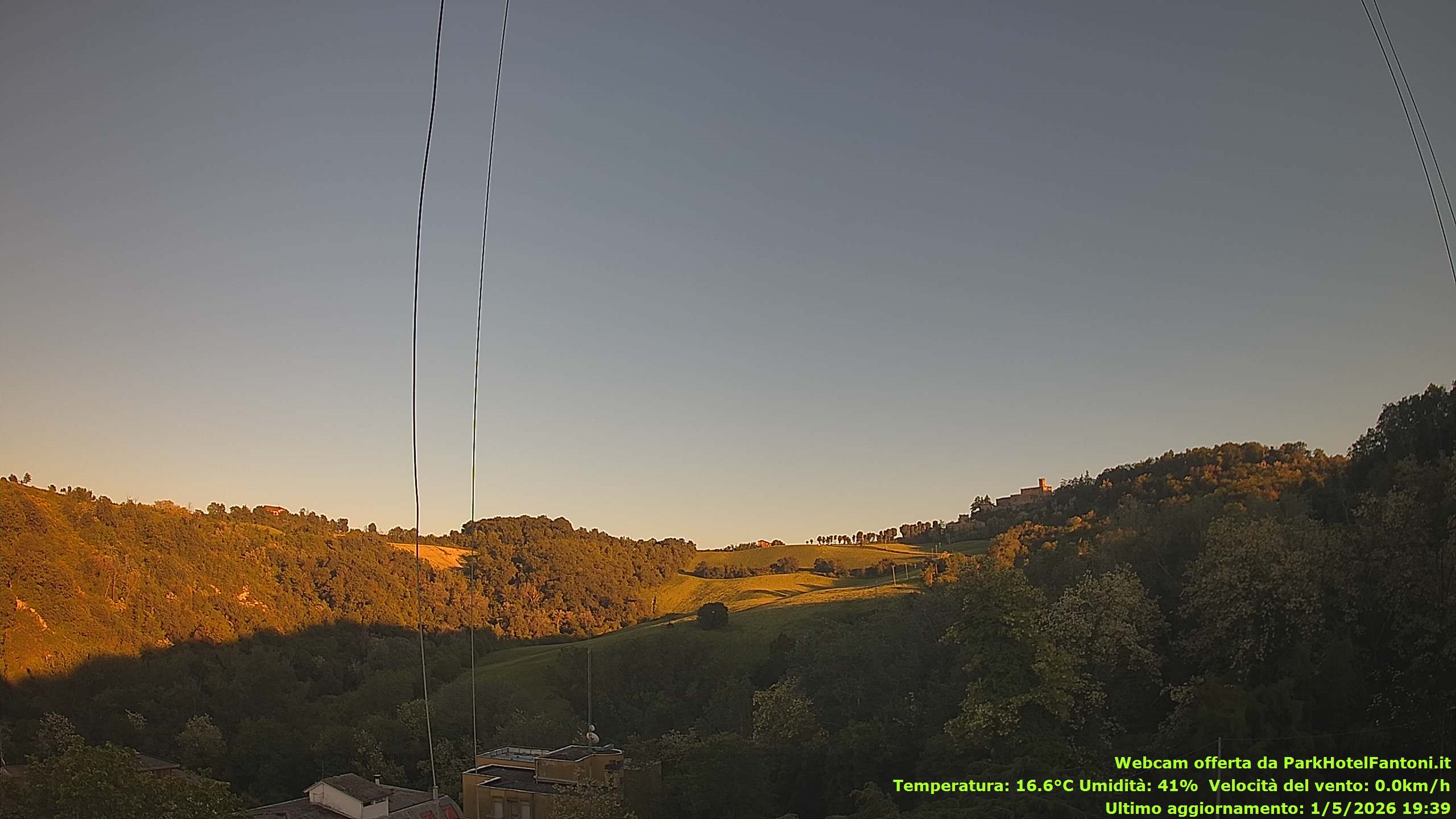 immagine della webcam nei dintorni di Terenzo: webcam Salsomaggiore Terme